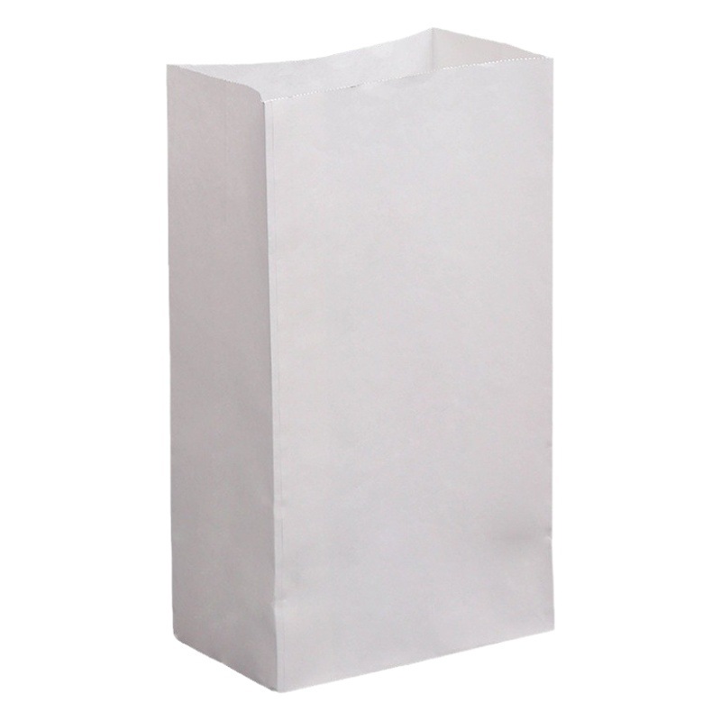 in stock storage paper bag kraft paper square bottom oil-proof thickened baking takeout bag food bag west point packing bag wholesale