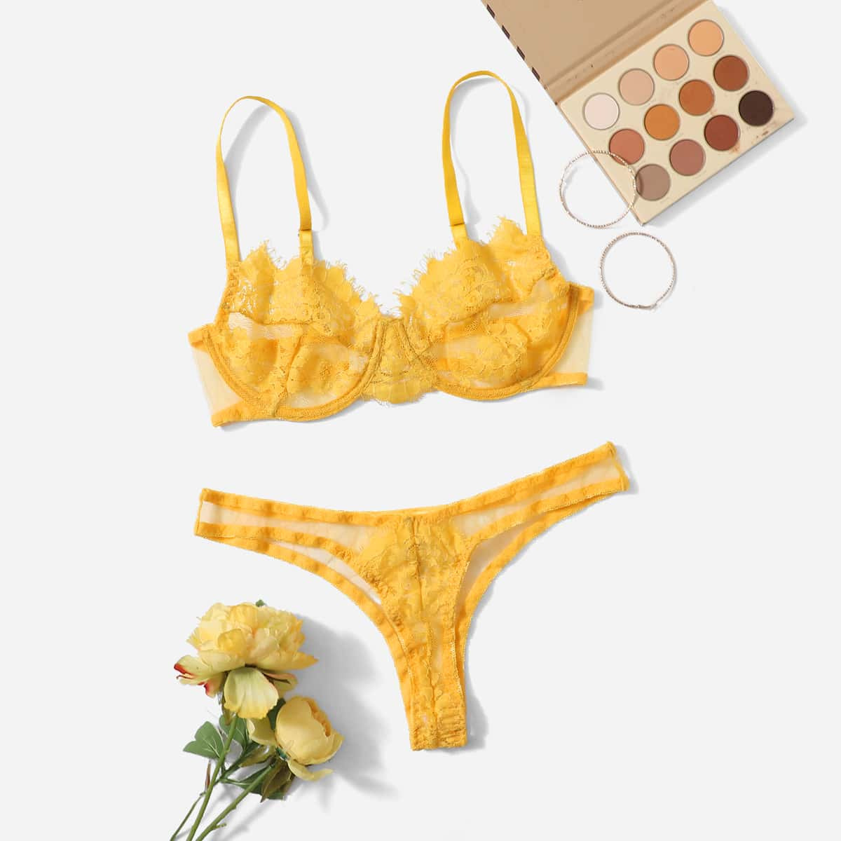 Meixiu Underwear New Thin Quality Supply with Underwire Lace Sexy Low-Cut Bra Set
