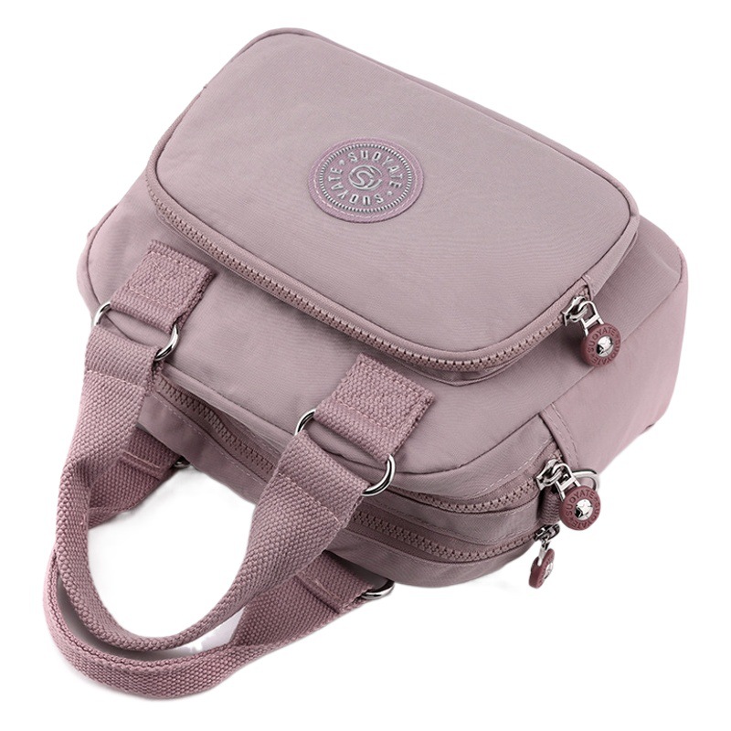 Picture of Lightweight waterproof nylon cloth bag casual messenger bag new versatile small square bag trendy women's shopping handbag
