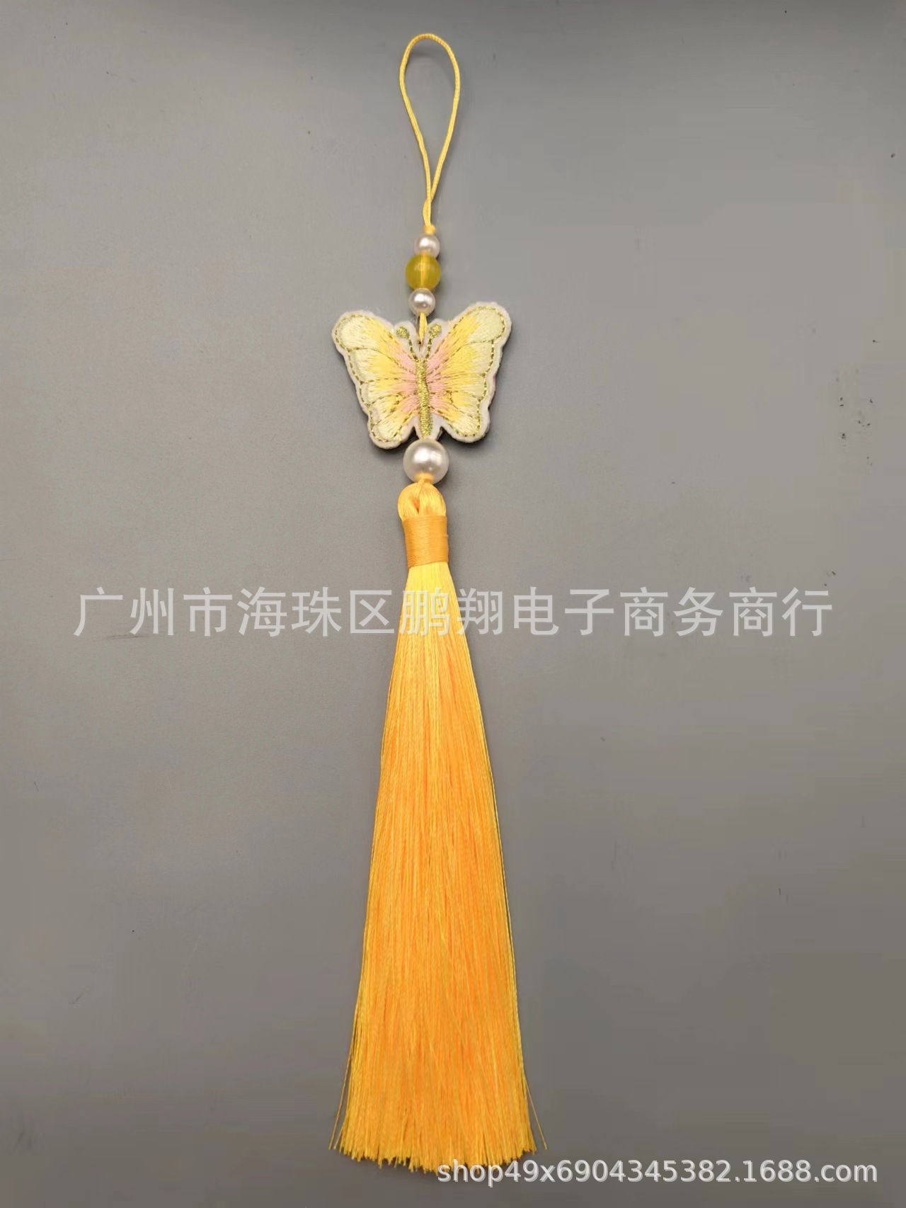 Picture of in stock wholesale embroidery butterfly tassel small tassel pendant hanfu children's clothing accessories clothing accessories
