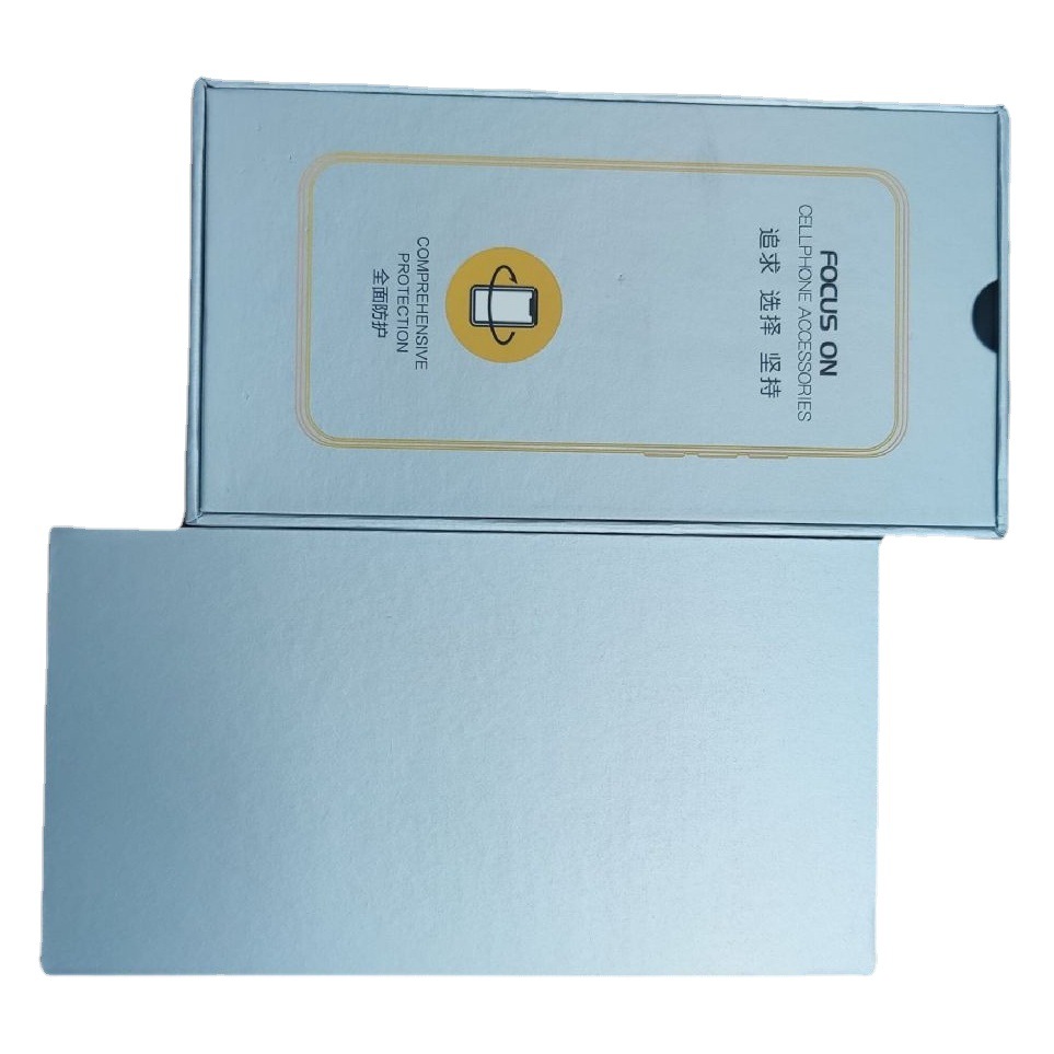 Spot Huawei Mobile Phone Film Apple Protective Cover Packaging Mobile Phone Case Packaging Box Tempered Film Neutral Wooden Box