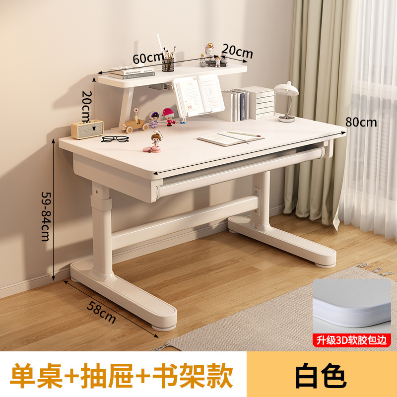 Picture of Manufacturer Children's Study Table Primary and Secondary School Students Writing Table Home Computer Table Liftable Solid Wood Desk Study Table