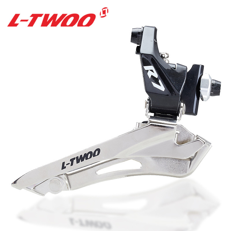 Picture of Ltwoo R7 Ring Brake Road Bicycle Transmission 2X10 Speed Hand-Changing Clamp Ring Straight-Mounted Front Derailleur