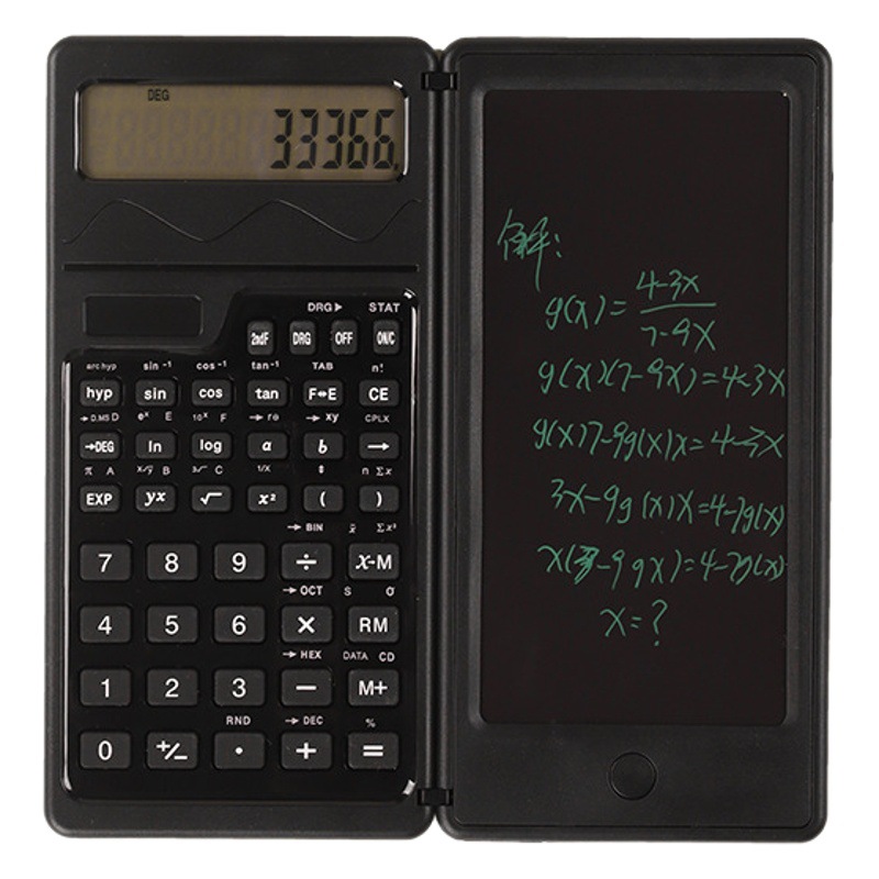 Scientific Function Calculator Student Exam Solar Handwriting Pad Calculator Electronic Computer Small Business Gift