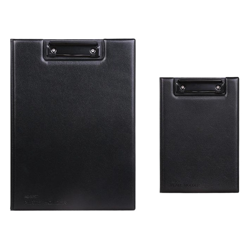 A4 writing board plywood PU leather board clip A5 Hotel order folding board clip file plywood wholesale supply