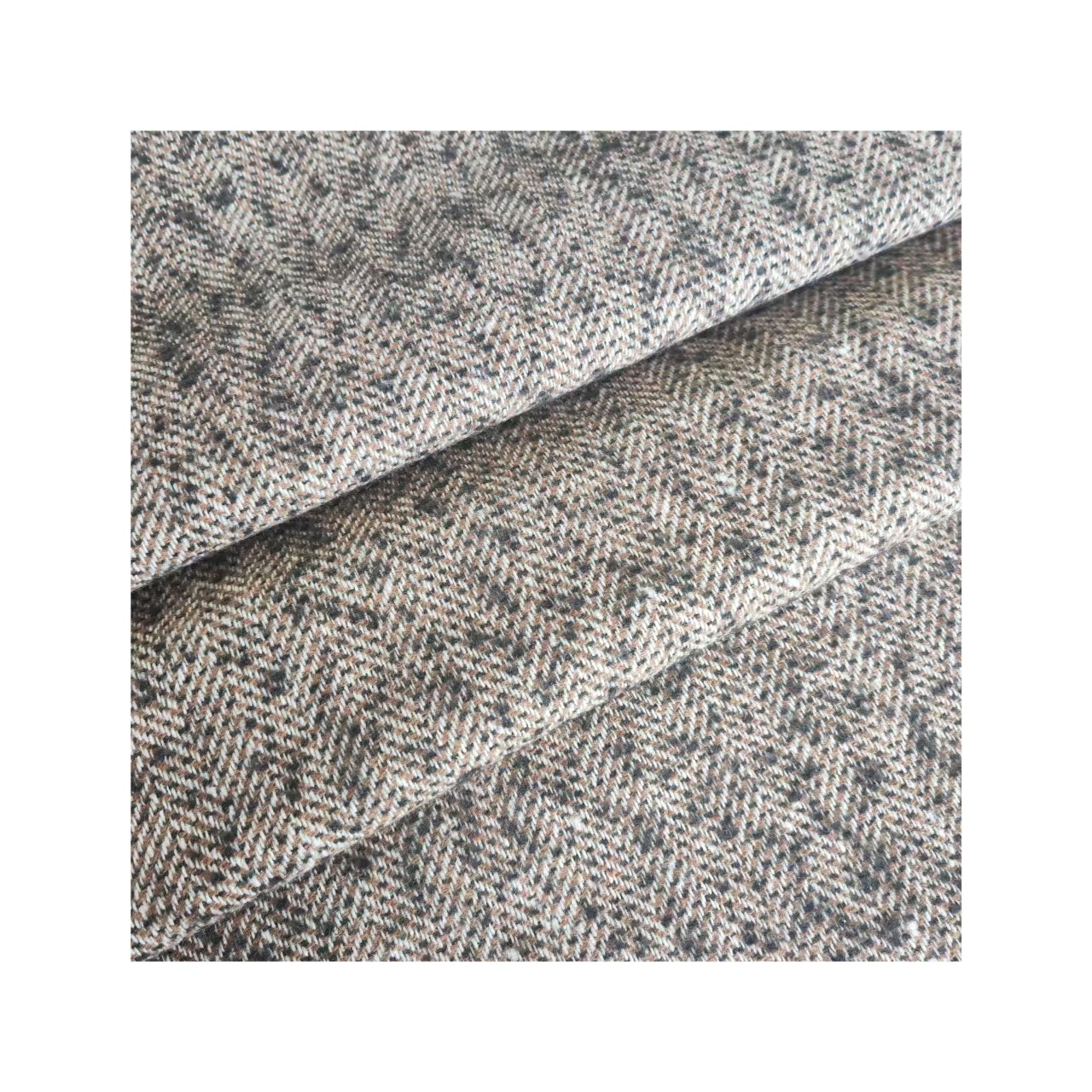 Picture of Shaoxing manufacturer spot 25 autumn and winter wool circle herringbone suit fashion shoes hat luggage coarse herringbone wool