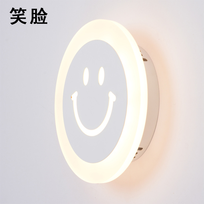 Wall lamp living room LED bedroom corridor aisle wall lamp personalized staircase lamp simple modern creative bedside lamp
