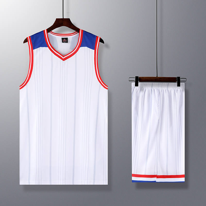 Picture of Clothing Basketball Breathable Quick-drying Basketball Running Outdoor Training Suit Children's Printable Number Word Competition Team Uniform
