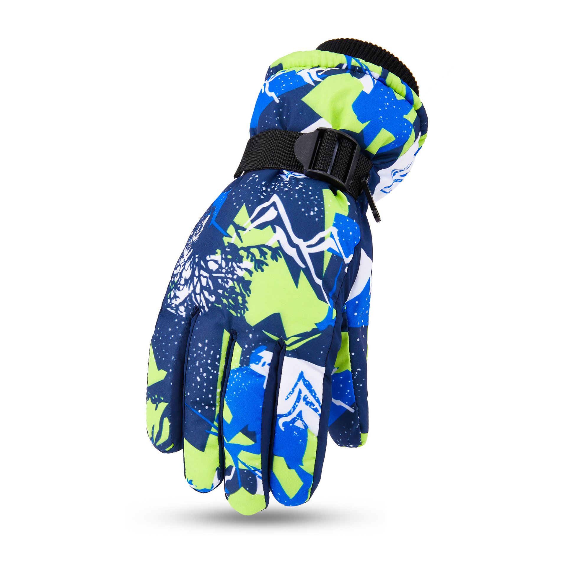 Picture of Cross-border Winter Children's Ski Gloves Thickened fleece-lined Non-slip Warm Outdoor Snow Wear-resistant Gloves for Boys and Girls