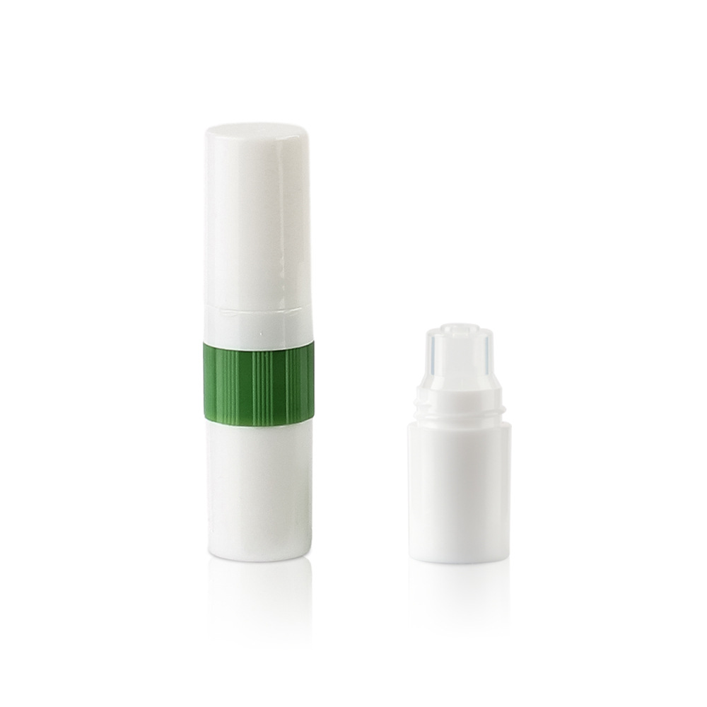 Picture of Double-hole black nasal aspirator nasal tube mint refreshing refreshing refreshing oil with cotton core plastic nasal packing material