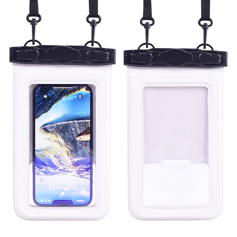 Picture of Cross-border export mobile phone waterproof bag quilted thickened mobile phone bag floating touch screen floating sealed bag Amazon hot sale
