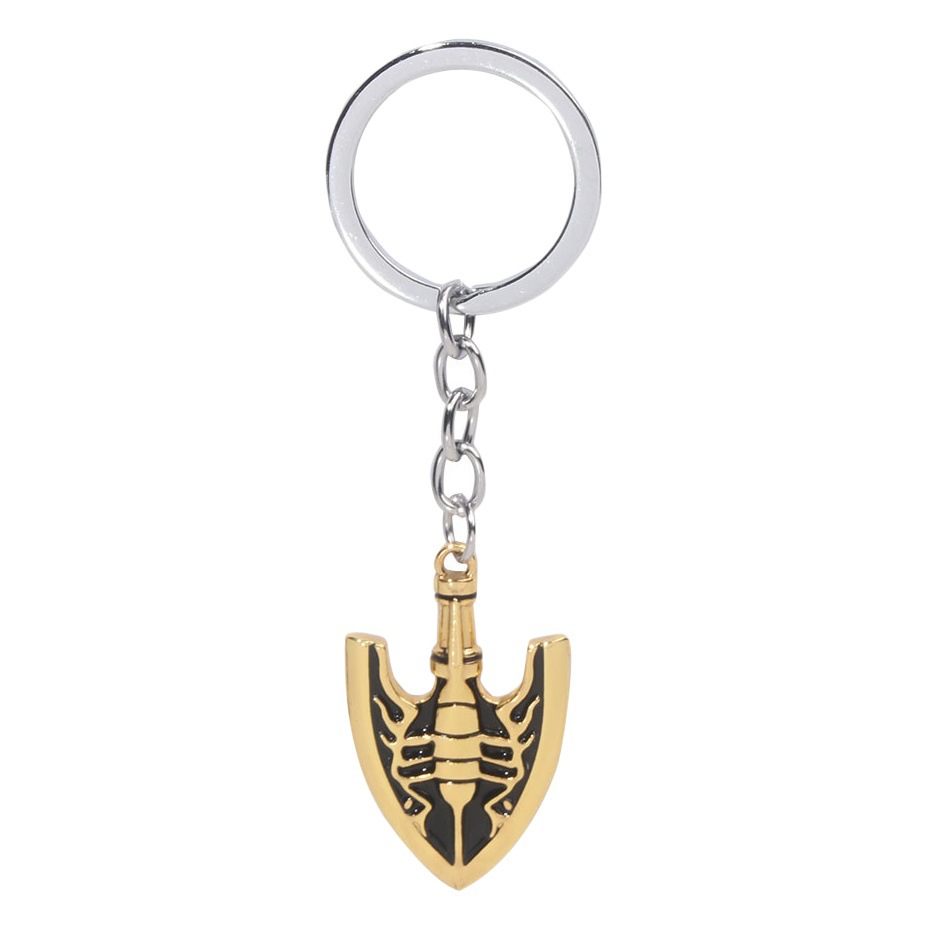 JOJO's wonderful adventure sea of stone gold double awakening arrow keychain pendant necklace