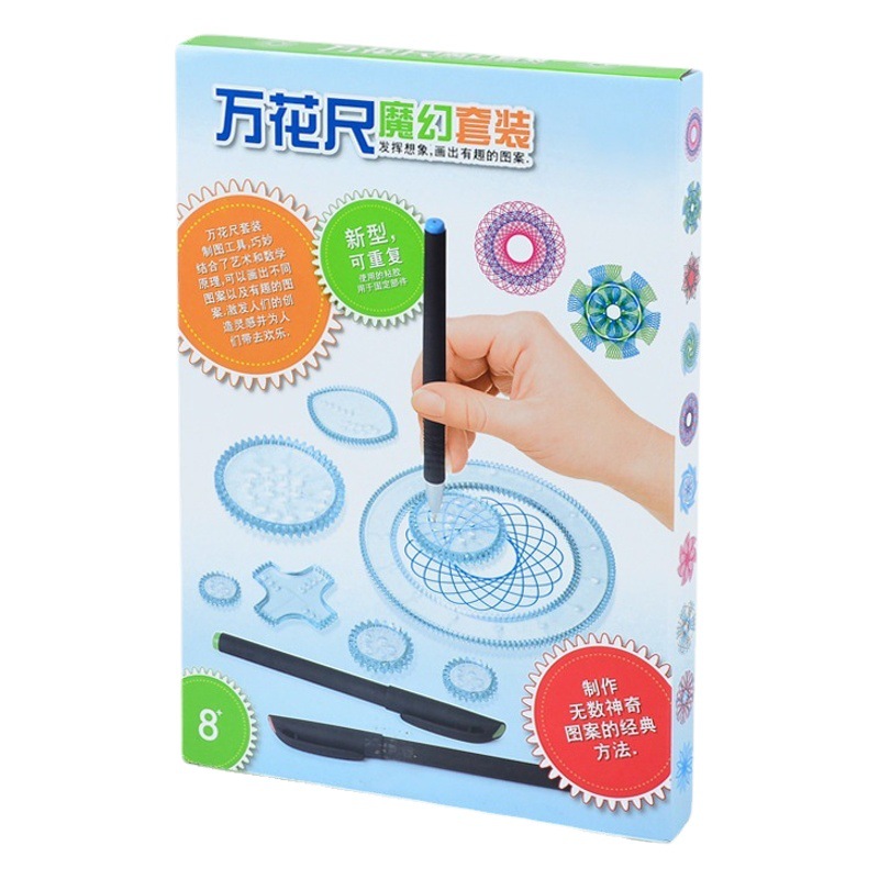 Wholesale magic set kanhua feet ever-changing children's art creative painting template Primary School students multi-functional stationery
