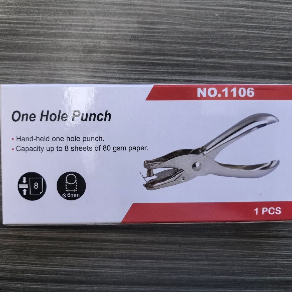 Picture of Single Hole Punch Mini Manual Round Hole Small Hole Punch Stationery Student DIY Binding Loose Leaf Punch