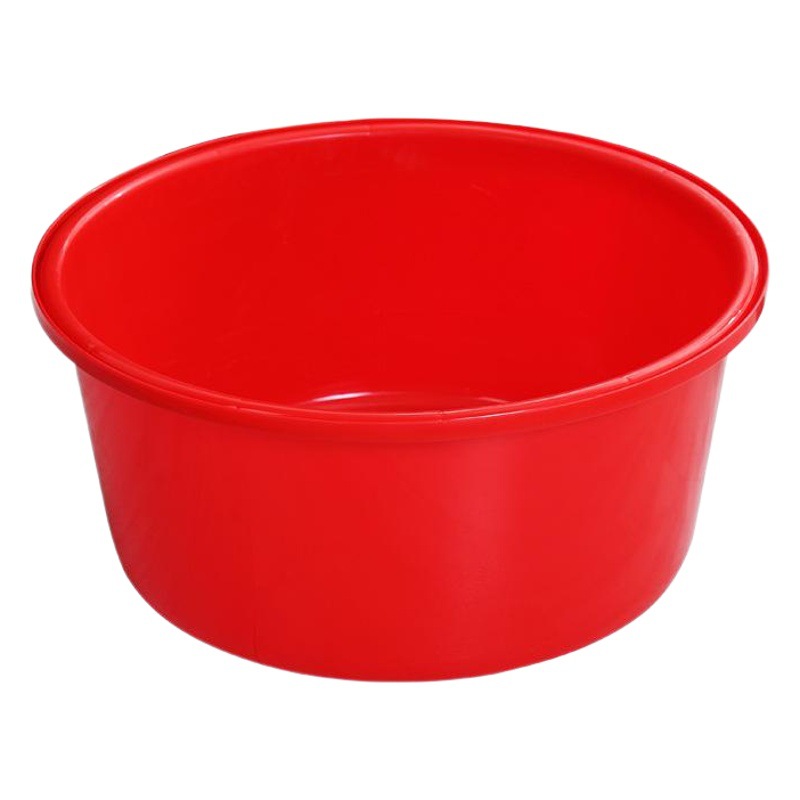 Multi-use Round Washing Basin Round Basin Bath Basin Thickened Extra Large Plastic Big Red Basin Vegetable Washing and Pickling Large Basin