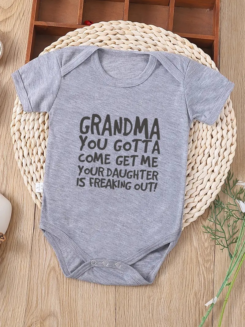 Factory direct cross-border newborn 0-year-old baby breathable cotton short sleeve kayak baby triangle climbing clothes grandpa