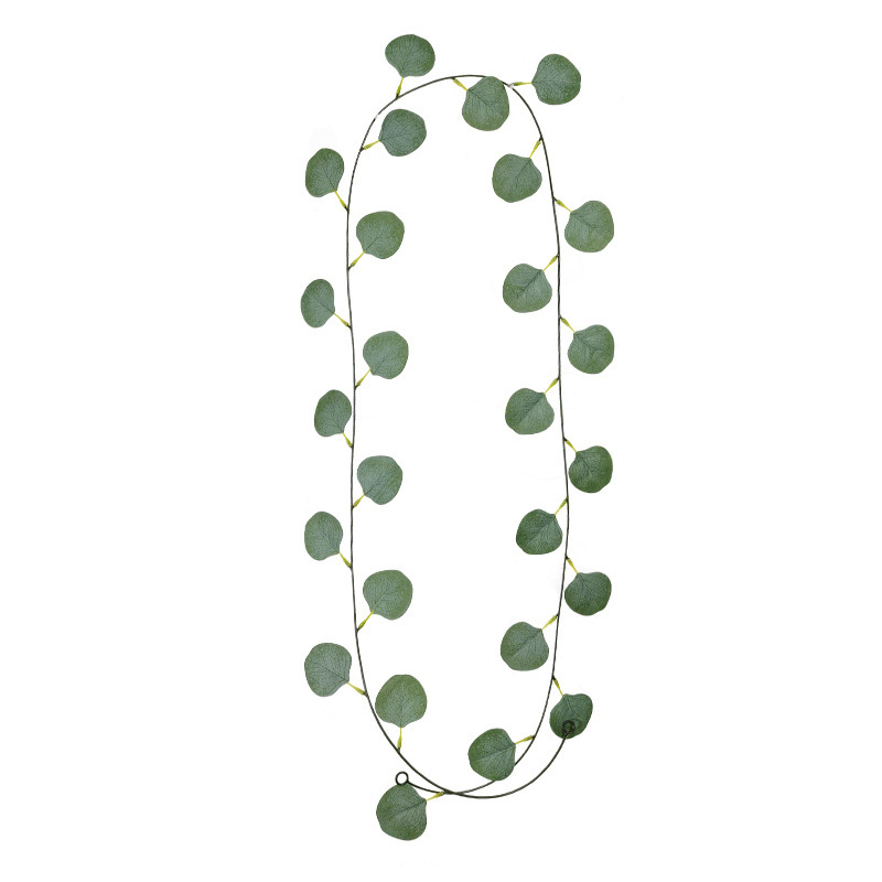 Picture of Simulation plant green plant eucalyptus leaves rattan birthday wedding dress photography props shopping mall beauty Chen