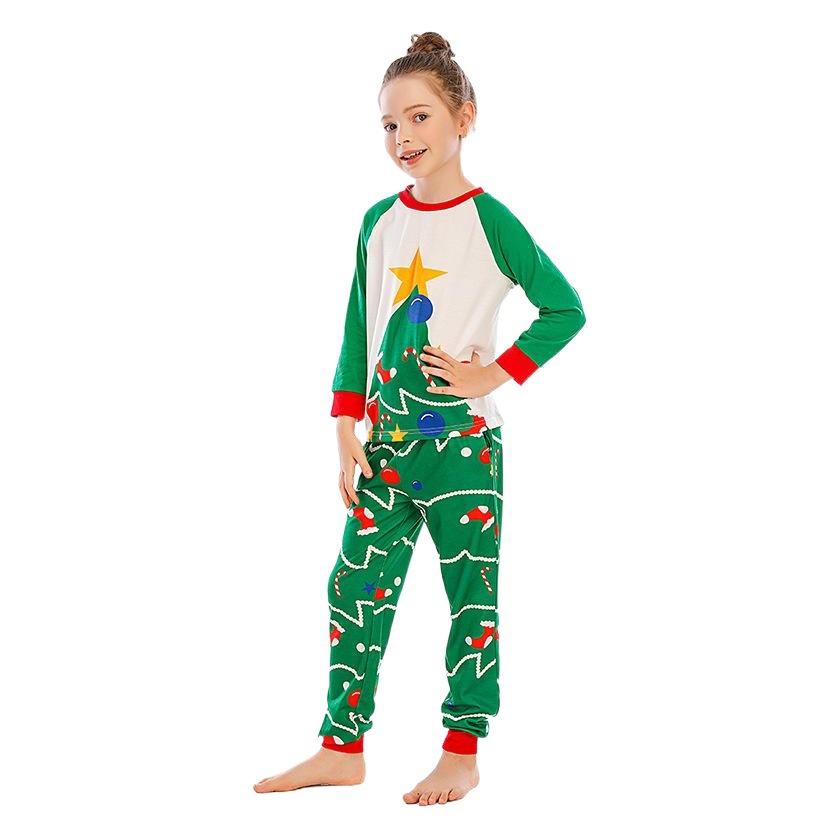 Christmas long-sleeved trousers Amazon cross-border European and American autumn and winter new women's loose home wear pajamas women's suit