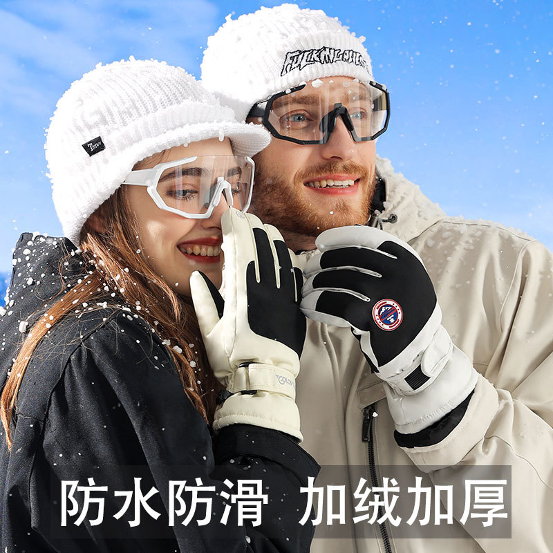 Picture of 2025 Winter Skiing Cycling Women's Anti-Slip Waterproof Warmth Touch Screen Motorcycle Men's Cross-Border Wholesale