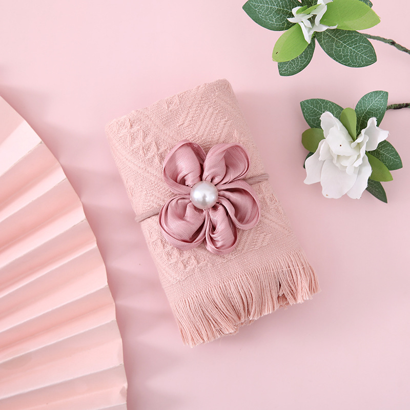 Picture of Accompanying gift cotton tassel towel wedding wedding wedding bridesmaid return gift creative gifts wholesale