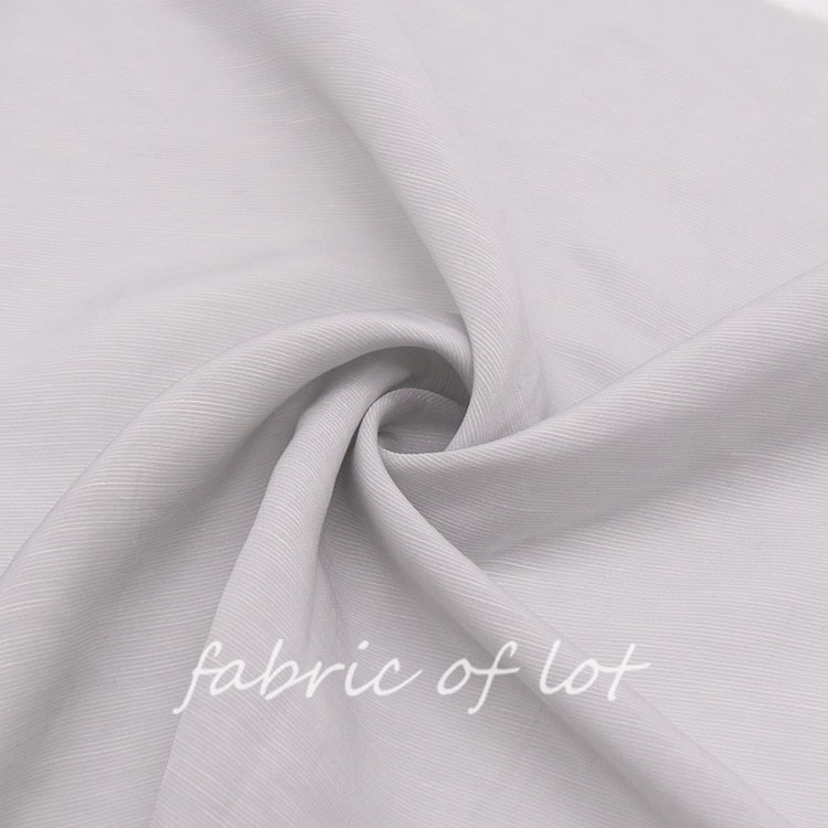 [Ding] 16053# Human Silk Lyocell Linen Woven Fabric Spring and Summer Shirt Top Dress Pants