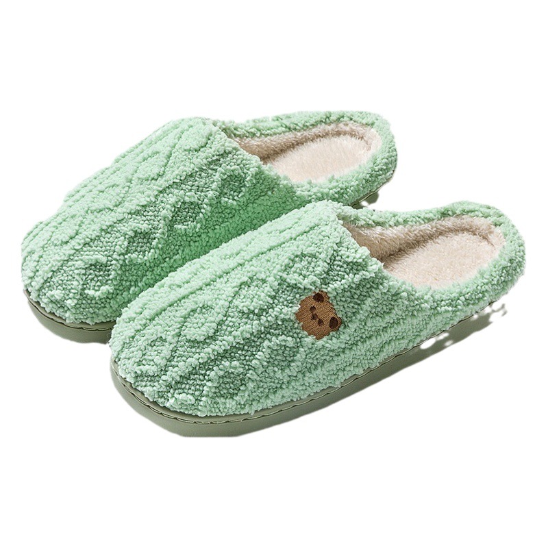 Cotton slippers ladies autumn and winter 2025 new indoor home moon shoes non-slip soft bottom lovers slippers men's wholesale