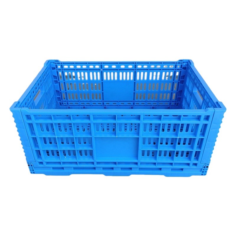 Vegetable Foldableing Basket Thickeneded Turnover Box Logistics Storage Transportation Saving Fruit Supermarket Foldableing Basket Plastic Foldableing Box
