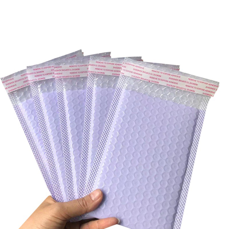 Purple bubble bag co-extruded film express bag anti-fall color bubble bag wholesale packaging material express bubble bag
