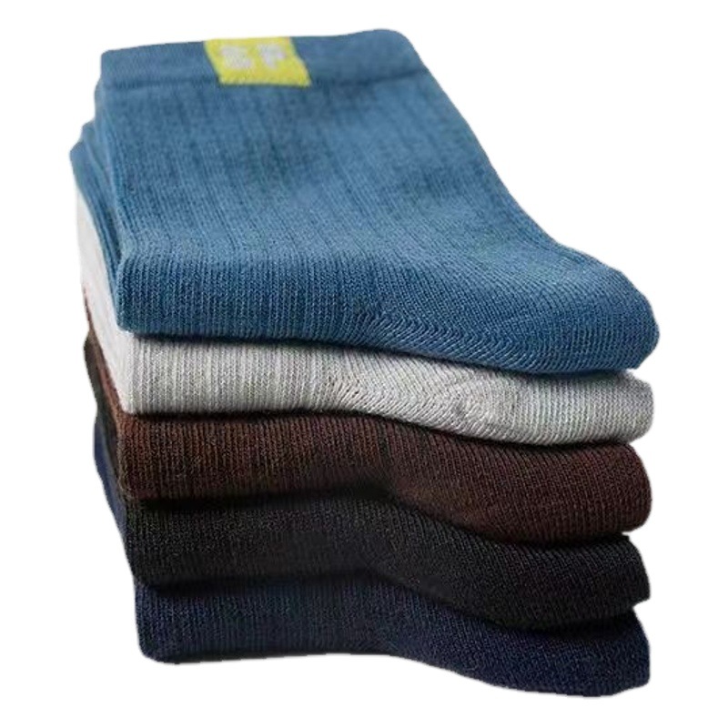 Socks Men's Socks Deodorant Sweat Absorbing Breathable Sports Socks Spring and Summer Thick Business Four Seasons All-match Fashionable Socks