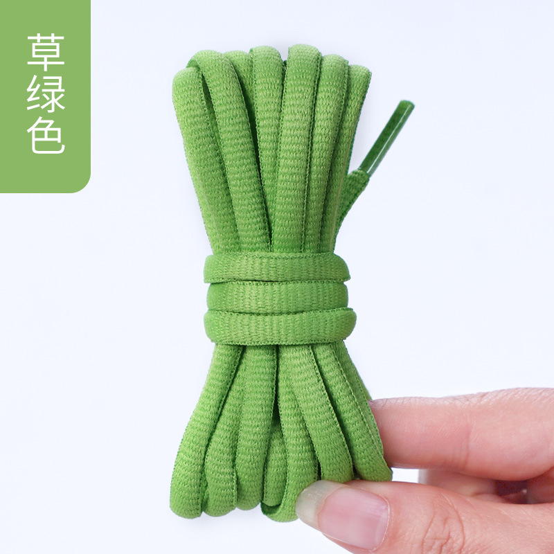 Picture of Wild elephant wholesale semicircle shoelace basketball shoes sneaker casual shoes shoelace black and white blue color oval shoelace rope