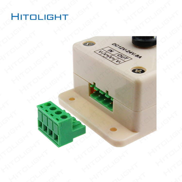 Picture of Xilai lamp 8A knob monochrome dimmer monochrome led light bar light with module switch brightness dimming controller