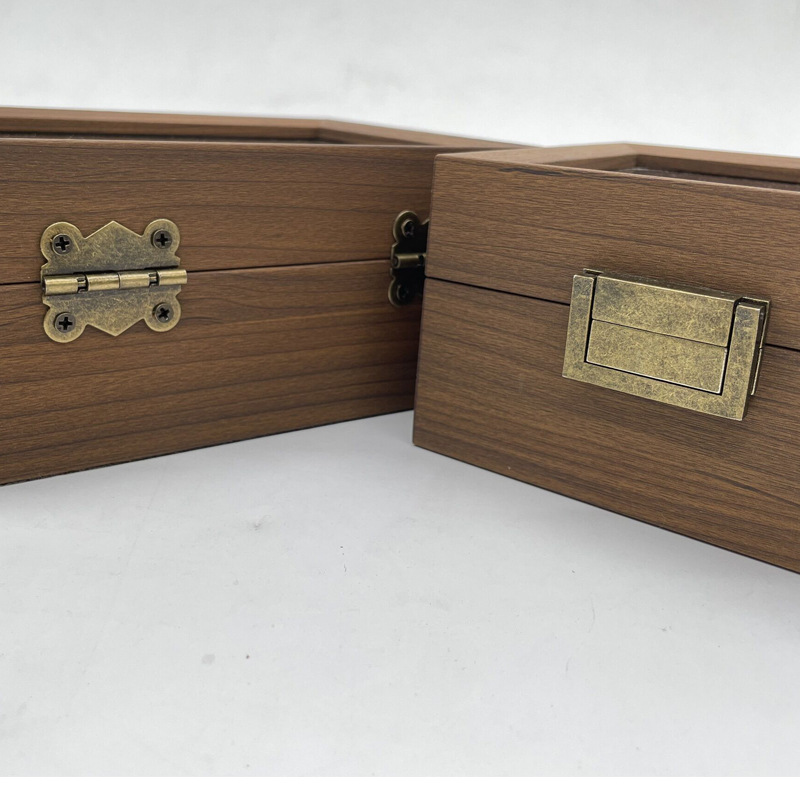 Picture of [Retro version] in stock wholesale black walnut wooden 10-bit watch storage collection display box 10-piece watch box