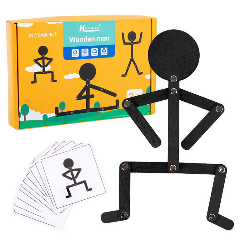 Picture of Educational Early Learning Patterned Wooden Figures for Children Aged 2-3-6 Years Old, Baby Enlightenment Wooden Toys Wholesale, Creative Enlightenment