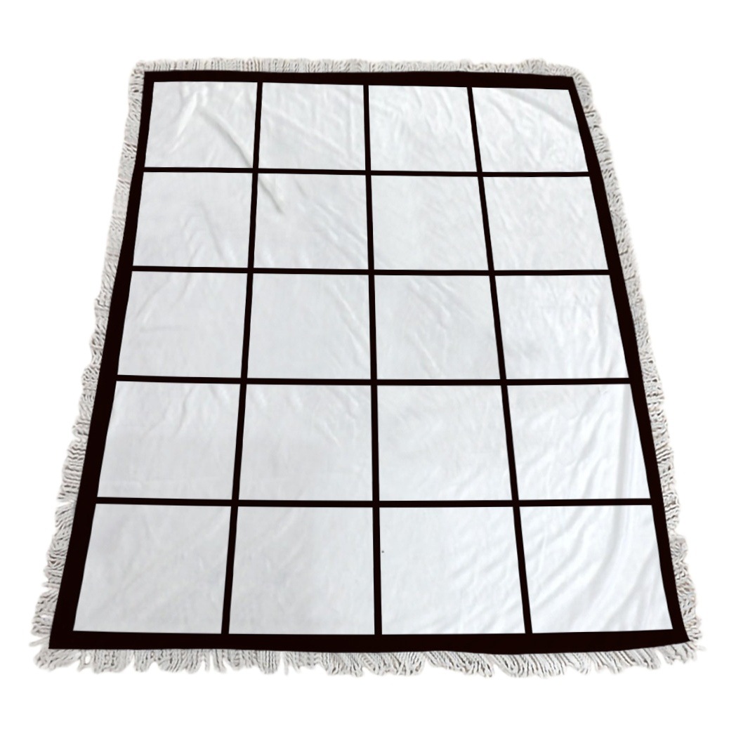 Flannel sublimation blanket Palace grid blanket blank printing blanket printing photo thermal transfer blanket 1 piece