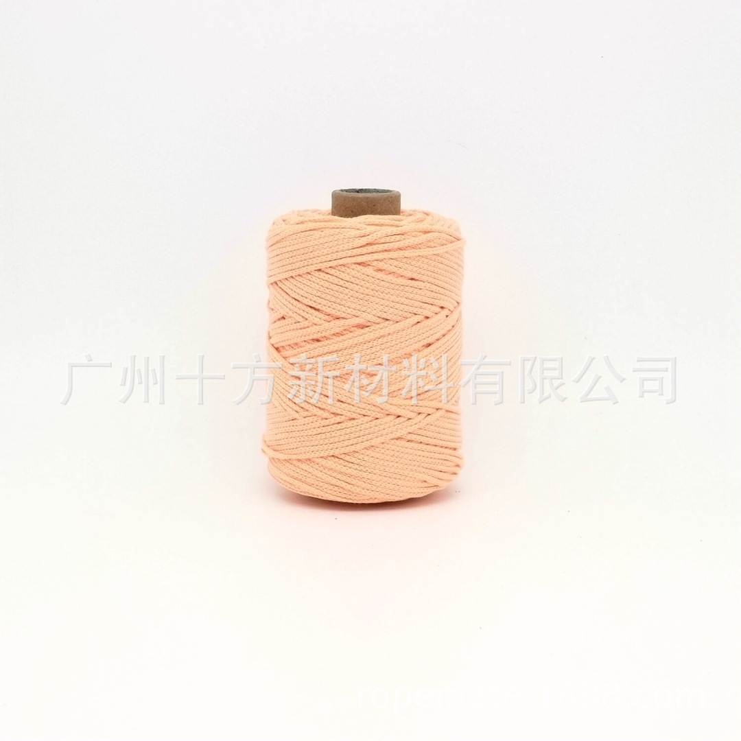 Picture of Wholesale color 1.5mm round strand yarn combed cotton thread crochet wool knitting handmade thread DIY cotton rope