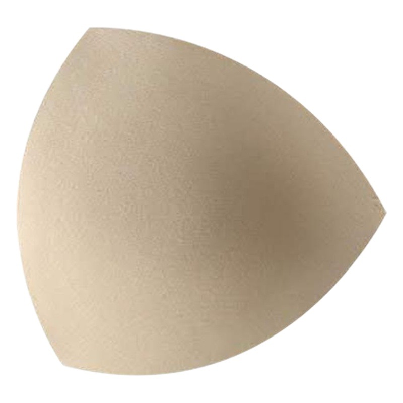 Bra sponge insert sponge breast pad sports anti-light cotton sweat-absorbent mat foreign trade manufacturers round triangle pad