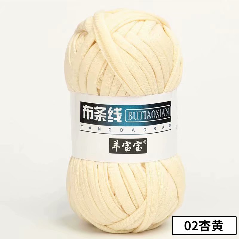 Picture of Cloth thread hook doll slippers storage basket floor mat blanket crochet diy material homemade coarse wool woven bag