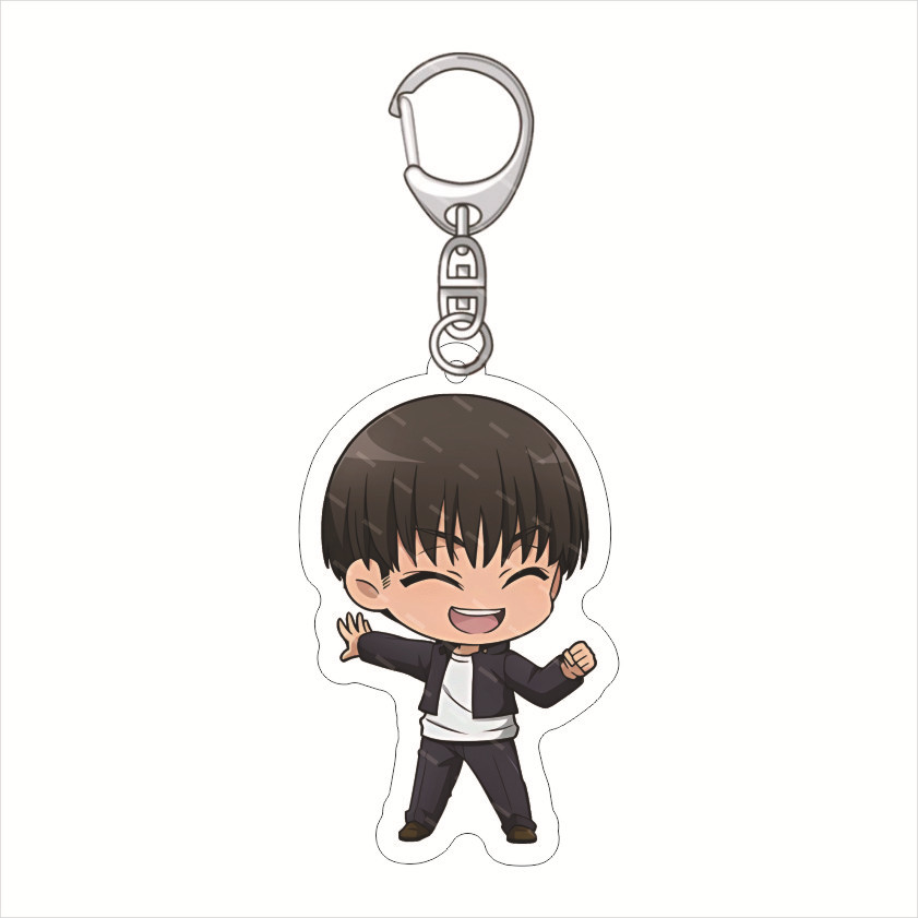 Picture of Curse back to war: Huaiyu Jade folding acrylic keychain five Wu Xia Youjie Fu black seer pendant
