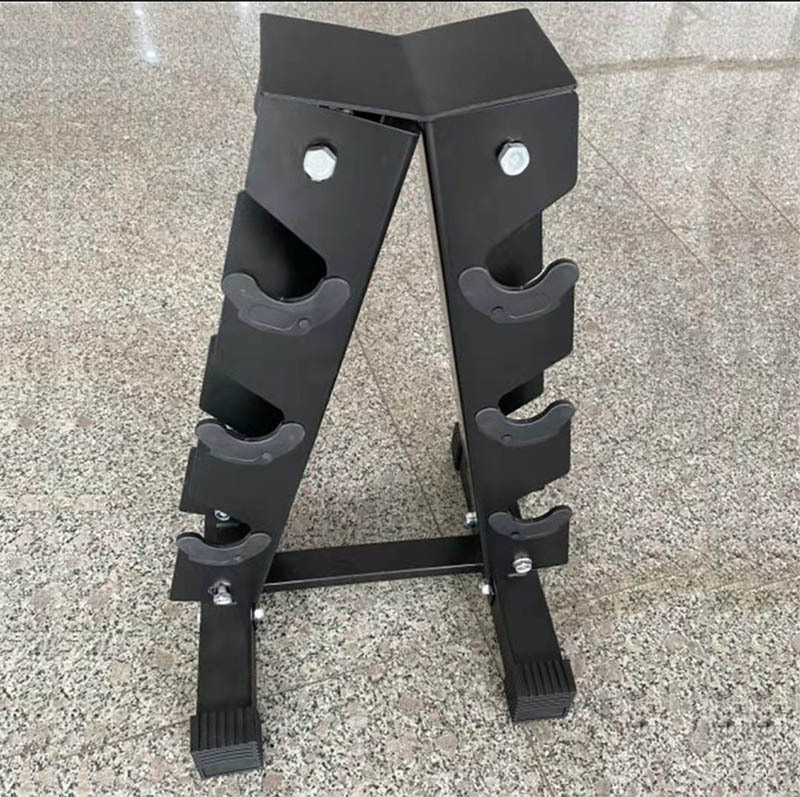 Picture of Liberson Triangular Dumbbell Rack A-Shaped Vertical Dumbbell Rack Storage Rack Home Personal Training Fitness Equipment