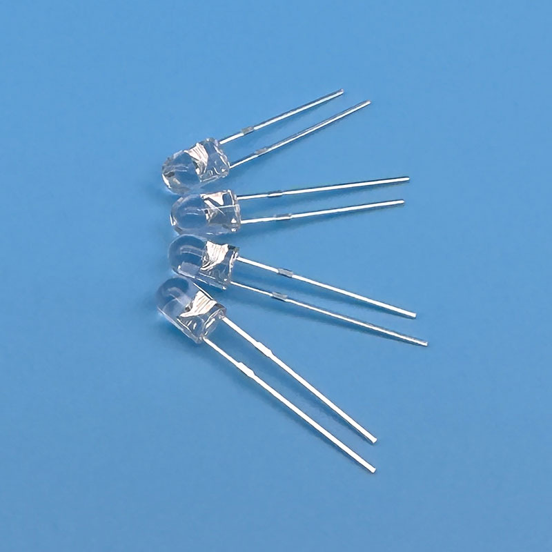 Picture of F4 seamless white led 4mm white hair red blue emerald green transparent super bright led light emitting diode direct plug lamp beads