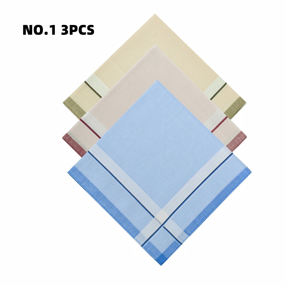 Picture of 40cm Satin Craft Vintage Cotton Handkerchief Nostalgic High Density Men's Handkerchief for Elders Cross-border Hot Sale