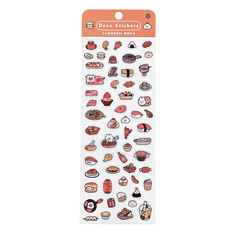 Infeel.Me PET stickers small living family series cute small things hand account material decoration stickers 4