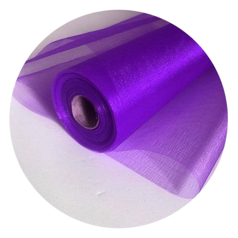 Children's tutu skirt fabric flower packaging gift box wedding DIY jewelry decorative snow yarn roll 50cm * 50m