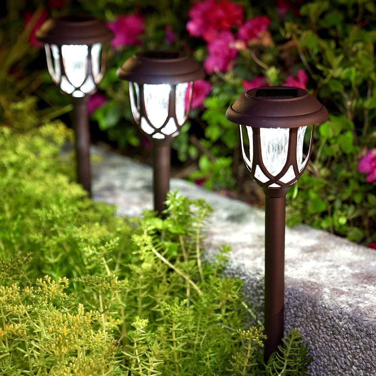 Cross-Border New Solar Outdoor Courtyard Lawn Lamp Street Lamp Garden Led Decorative Landscape Lamp House Ground Lamp D
