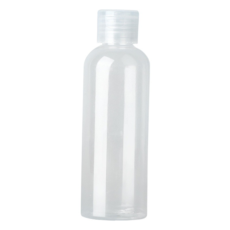 In stock 30 50 100ml bottle flip liquid bottle transparent plastic bottle PET cosmetic sub-bottle squeeze