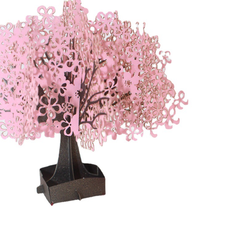 Picture of South Korea's New Creative 3D Stereo Greeting Card Langying Flower Valentine's Day Birthday Gift for Girls Export