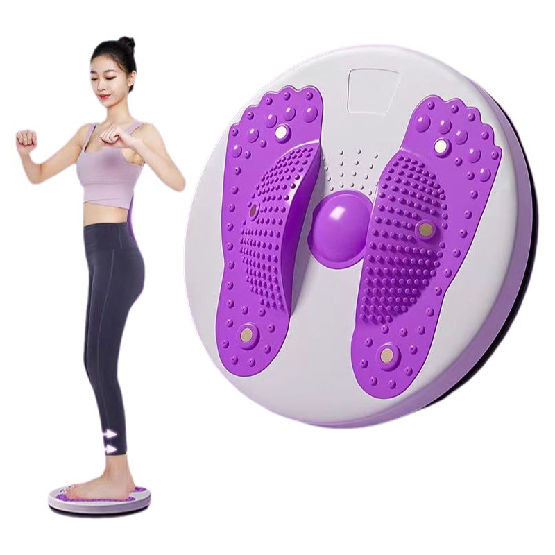 Waist Twisting Disc Home Fitness Equipment Thin Waist and Abdominal Slim Belly Magnetic Waist Twisting Device Rotating Disc Twisting Machine Waist Twisting Machine
