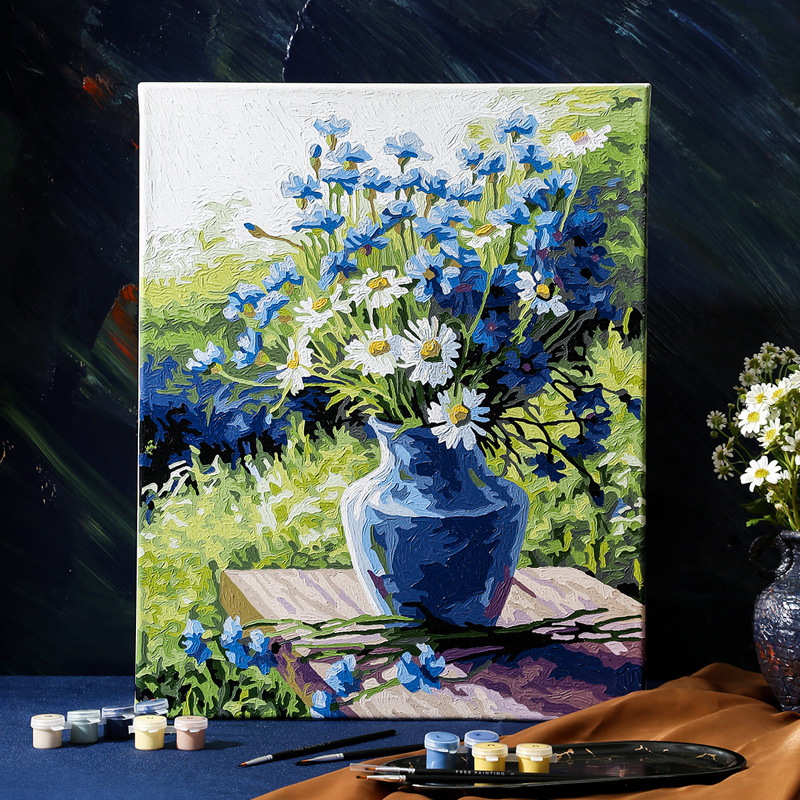 Picture of Source Manufacturer Digital Oil Painting DIY Hand-Painted Filling Paint Painting Handmade Coloring Boredom Relief Acrylic Painting Wholesale