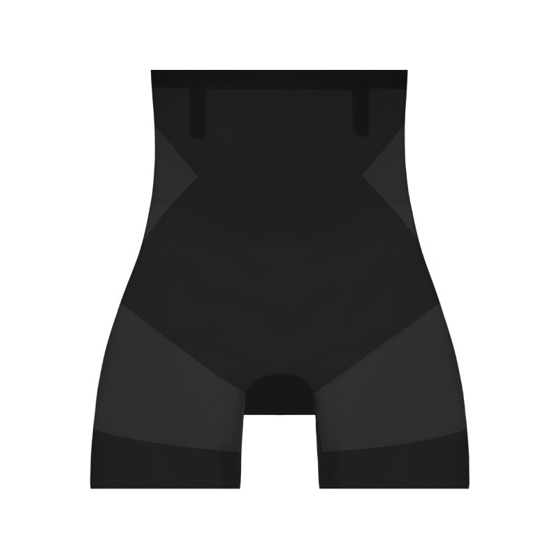Picture of Ice Silk Ultra-thin Abdominal Pants Safety Pants One Pants Two-wear Non-marking High Waist Shaping Postpartum Women's Base Shorts Summer