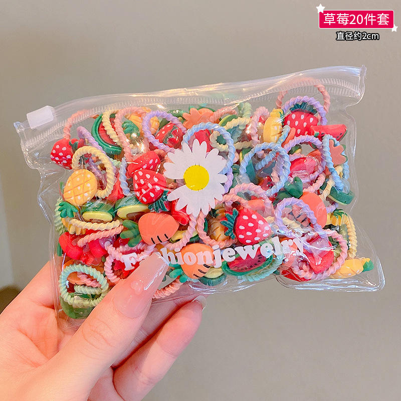 Picture of Children's rubber band does not hurt hair, good elasticity, Girl's rubber band, baby's hair rope, small size tie hair, hair ring, hair accessories